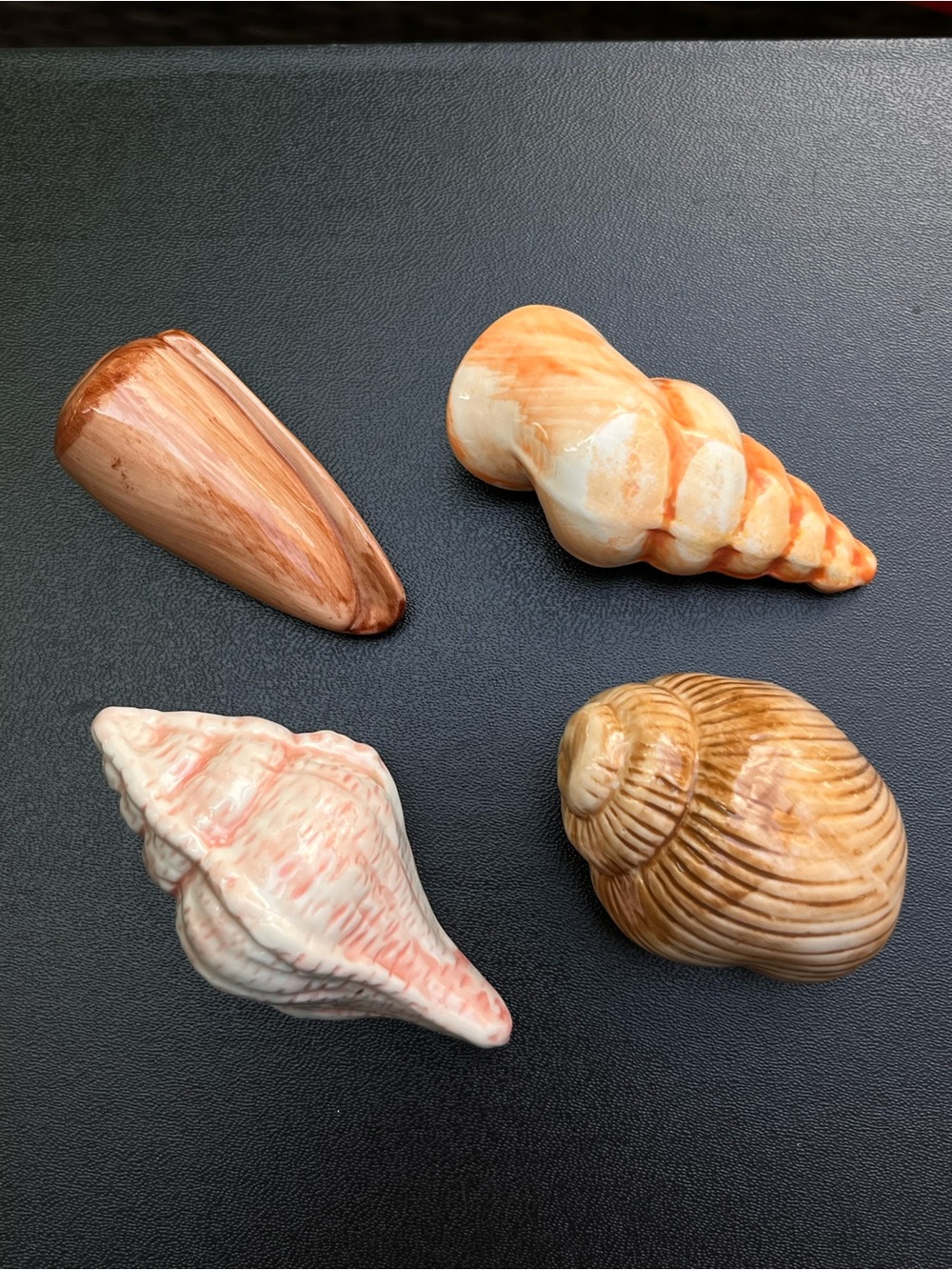 Vintage Ceramic Seashell Set